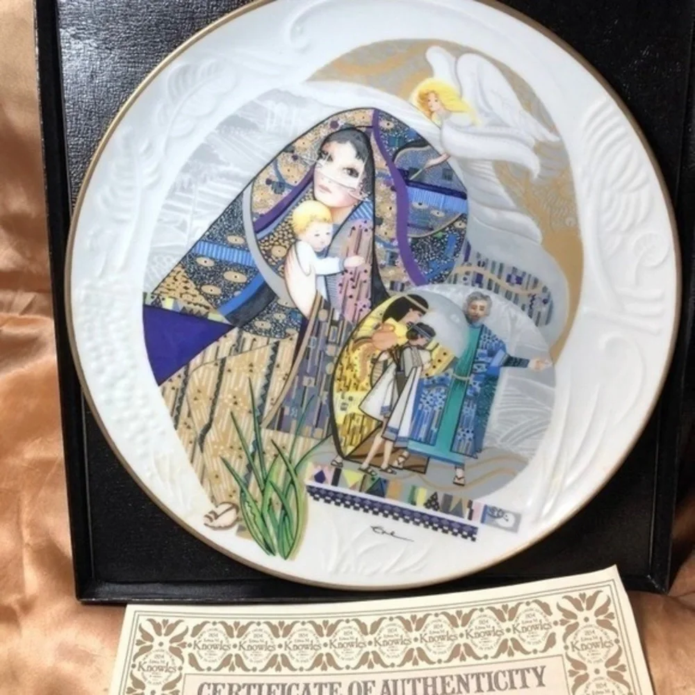 Edwin Knowles‎ collectors plate biblical